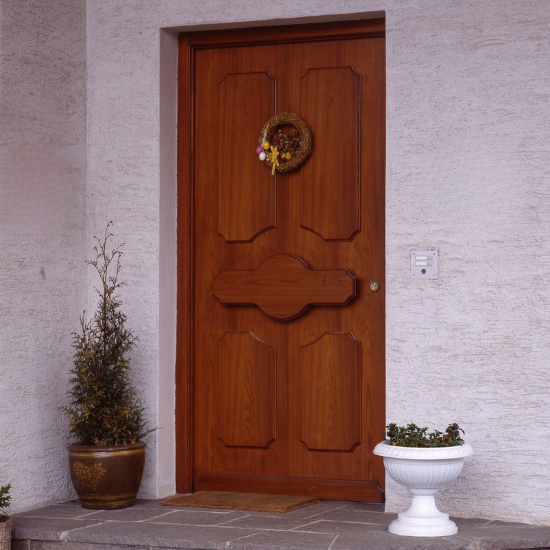 Massivholz Eingangstür – Schreinerei Bayer